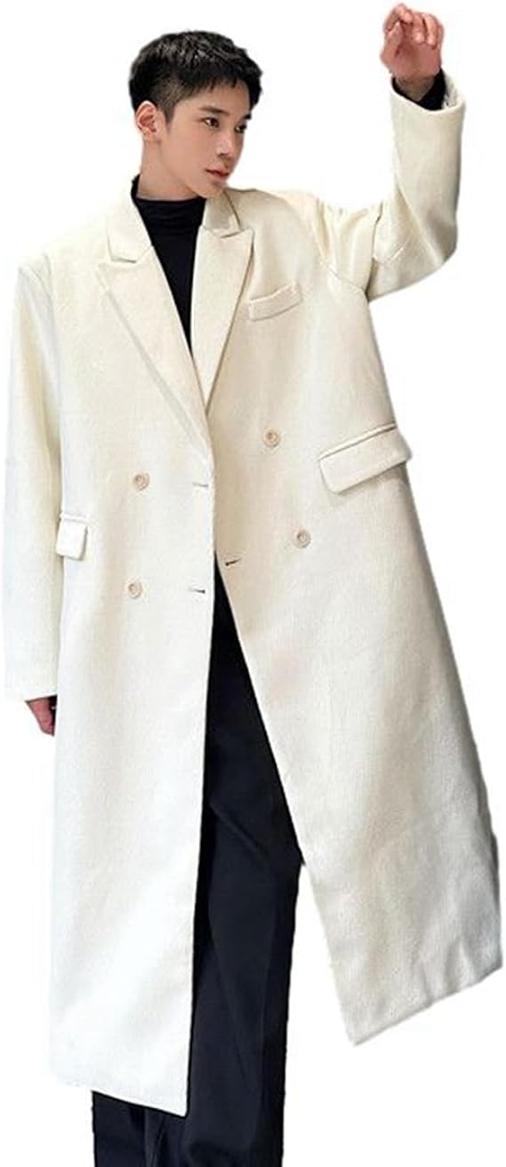 Amazon | [GUREITOJP] ロングコート メンズ チェスターコート ラシャ